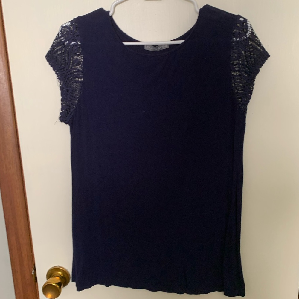 Atherton Lace Sleeve Knit Top